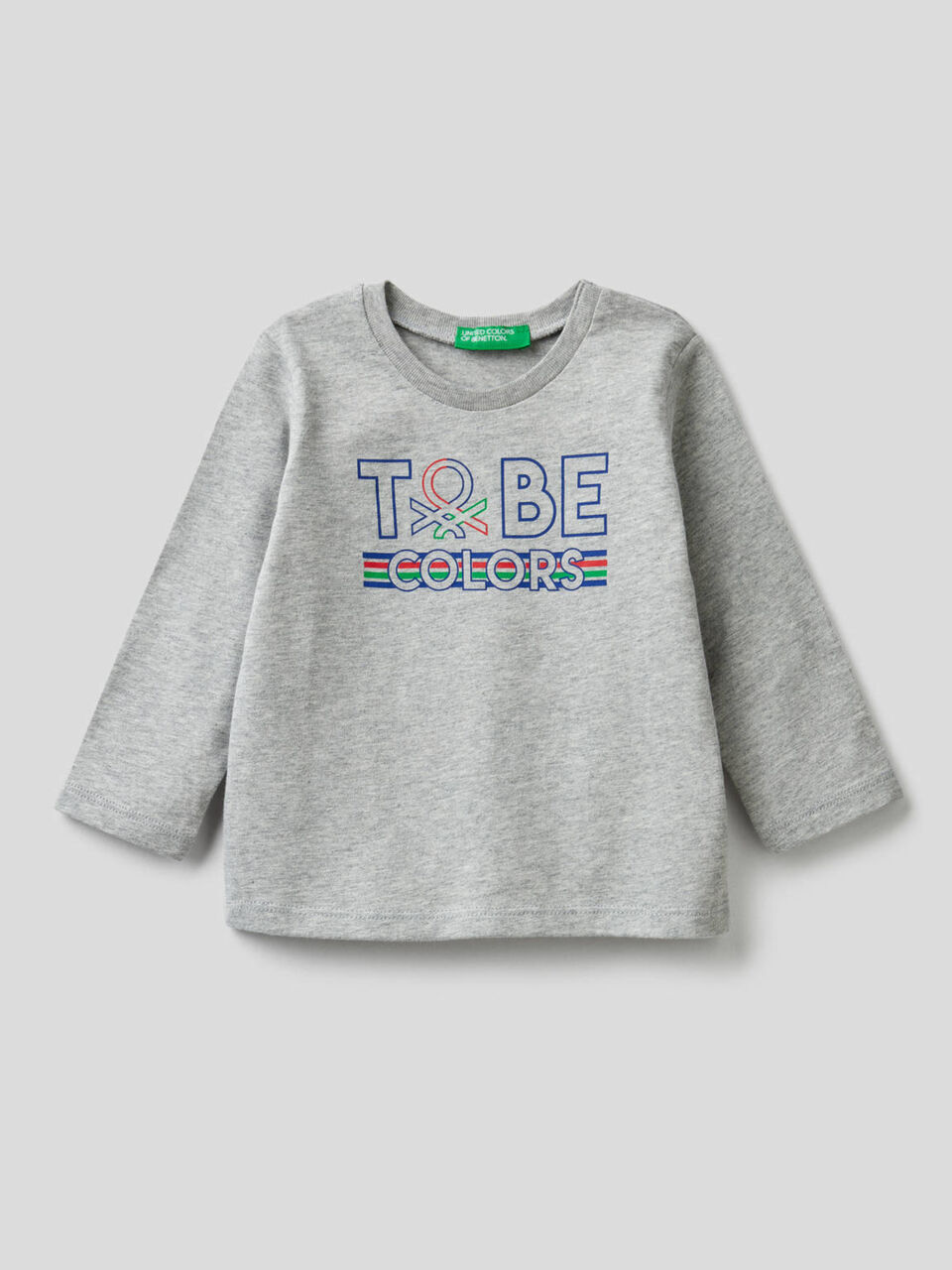 T-shirt manica lunga in cotone biologico image number 1