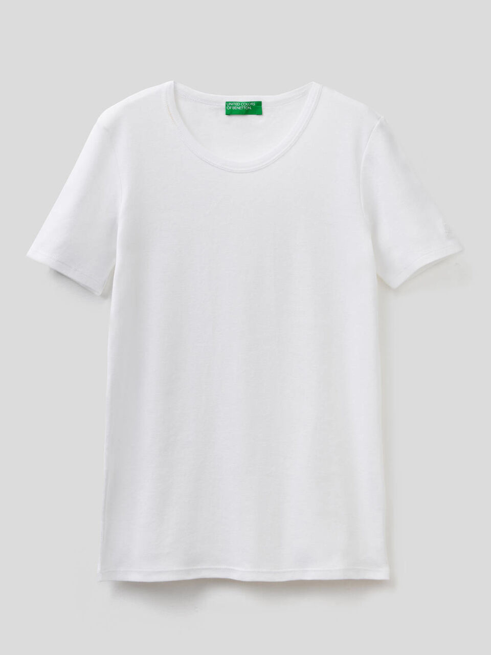 T-shirt in cotone a fibra lunga image number 1