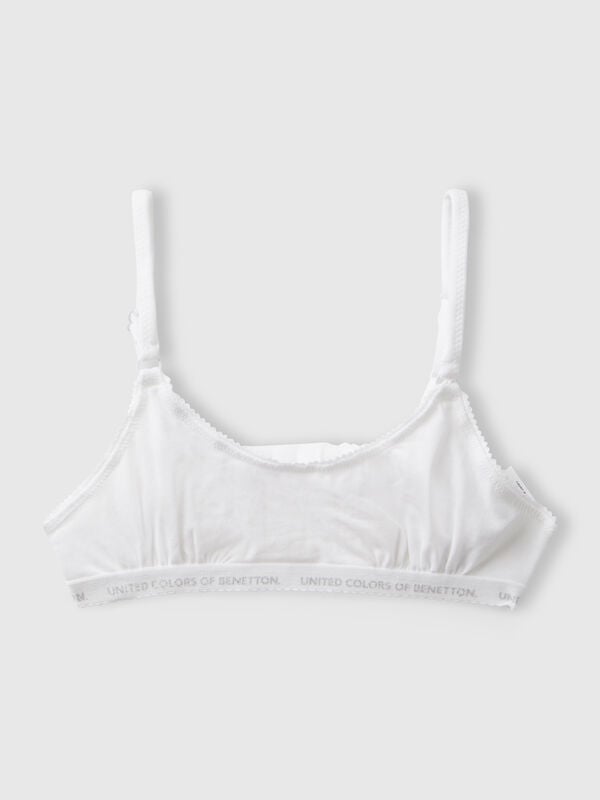 Due brassiere in cotone elasticizzato Bambina