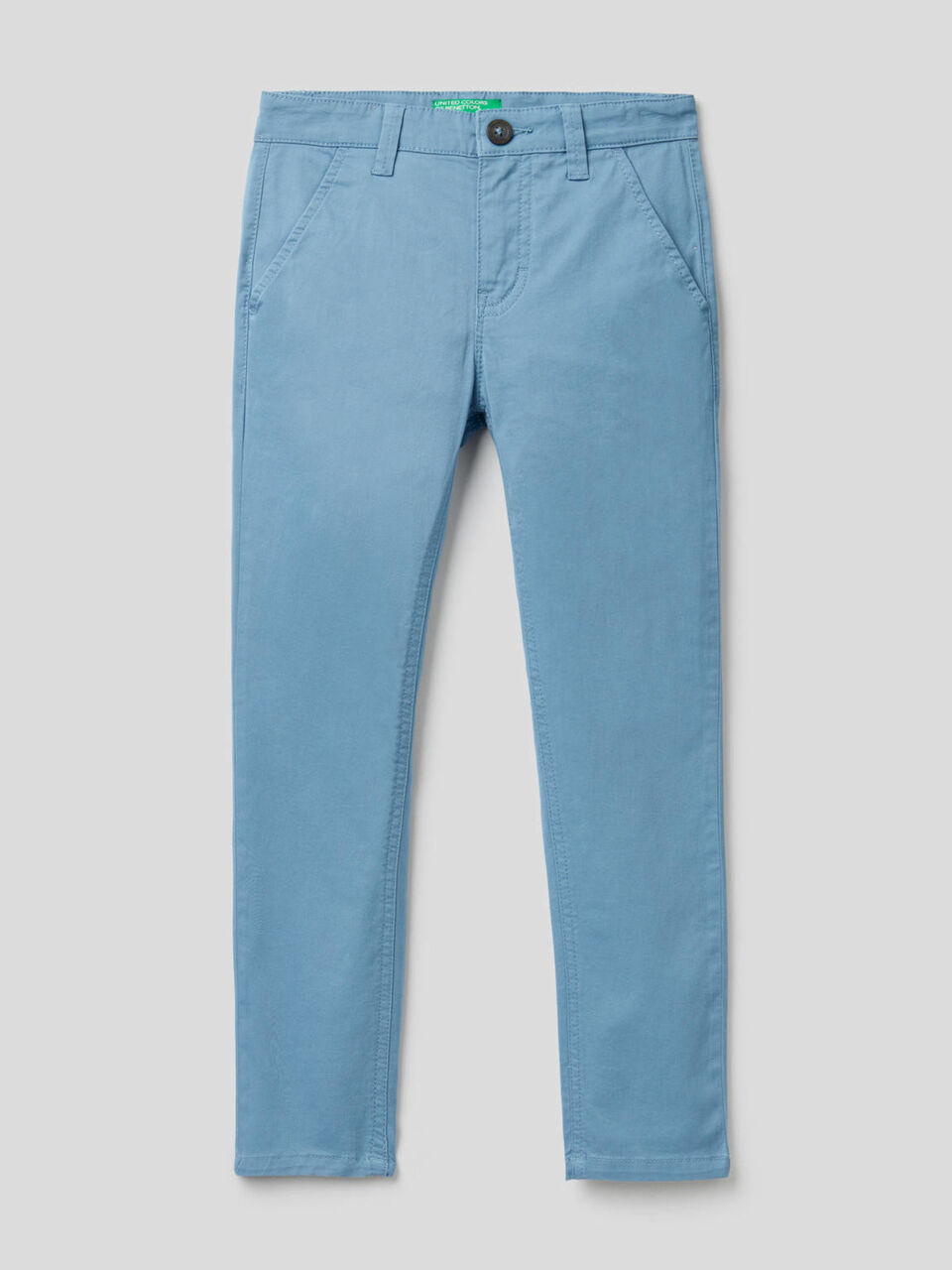 Chino slim fit in cotone elasticizzato image number 1