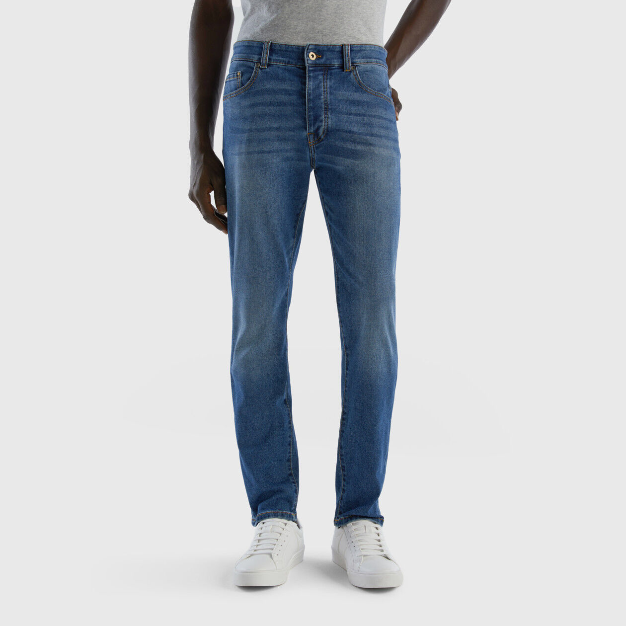 Tuta jeans benetton hot sale