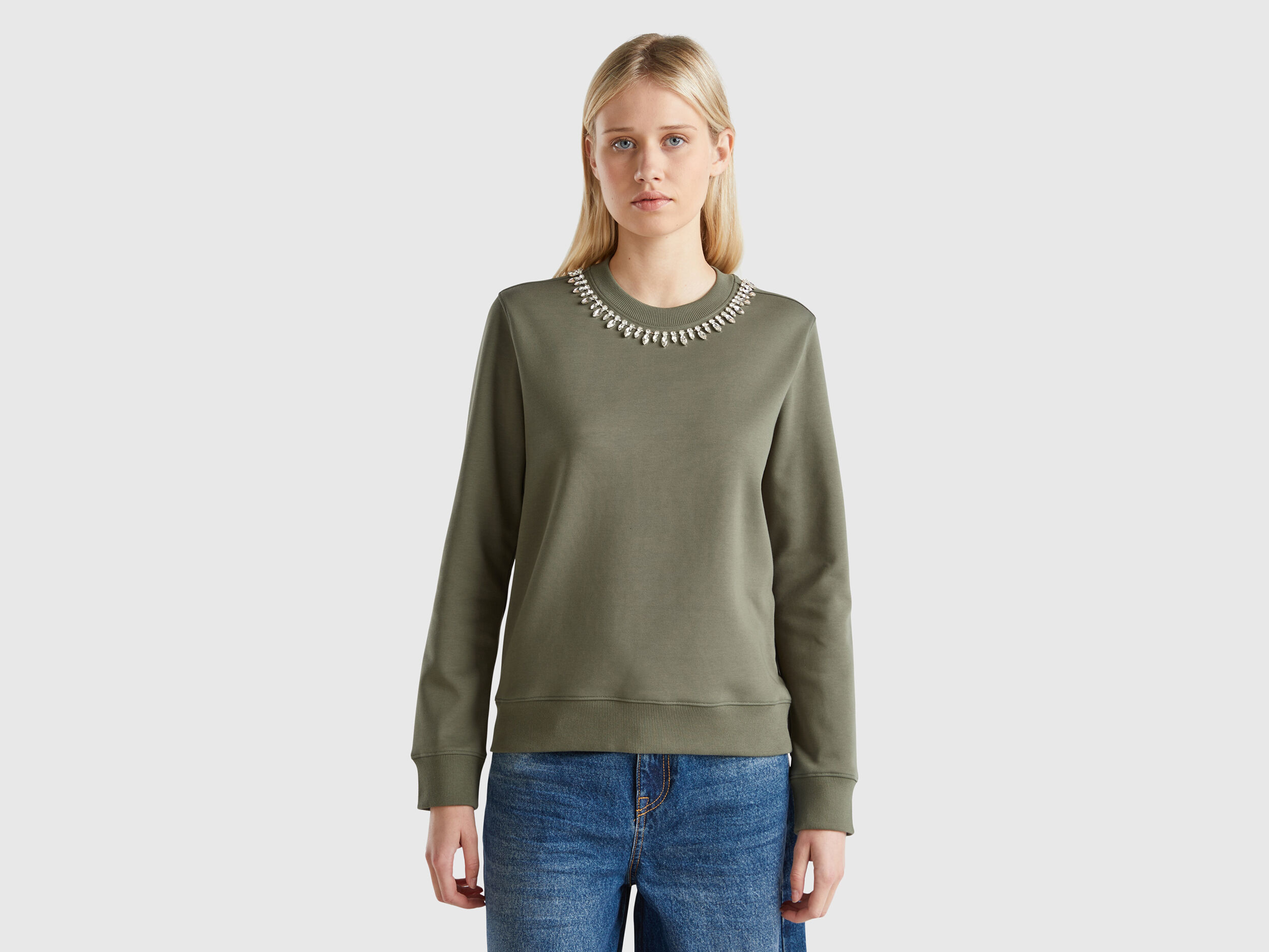Felpa benetton donna discount