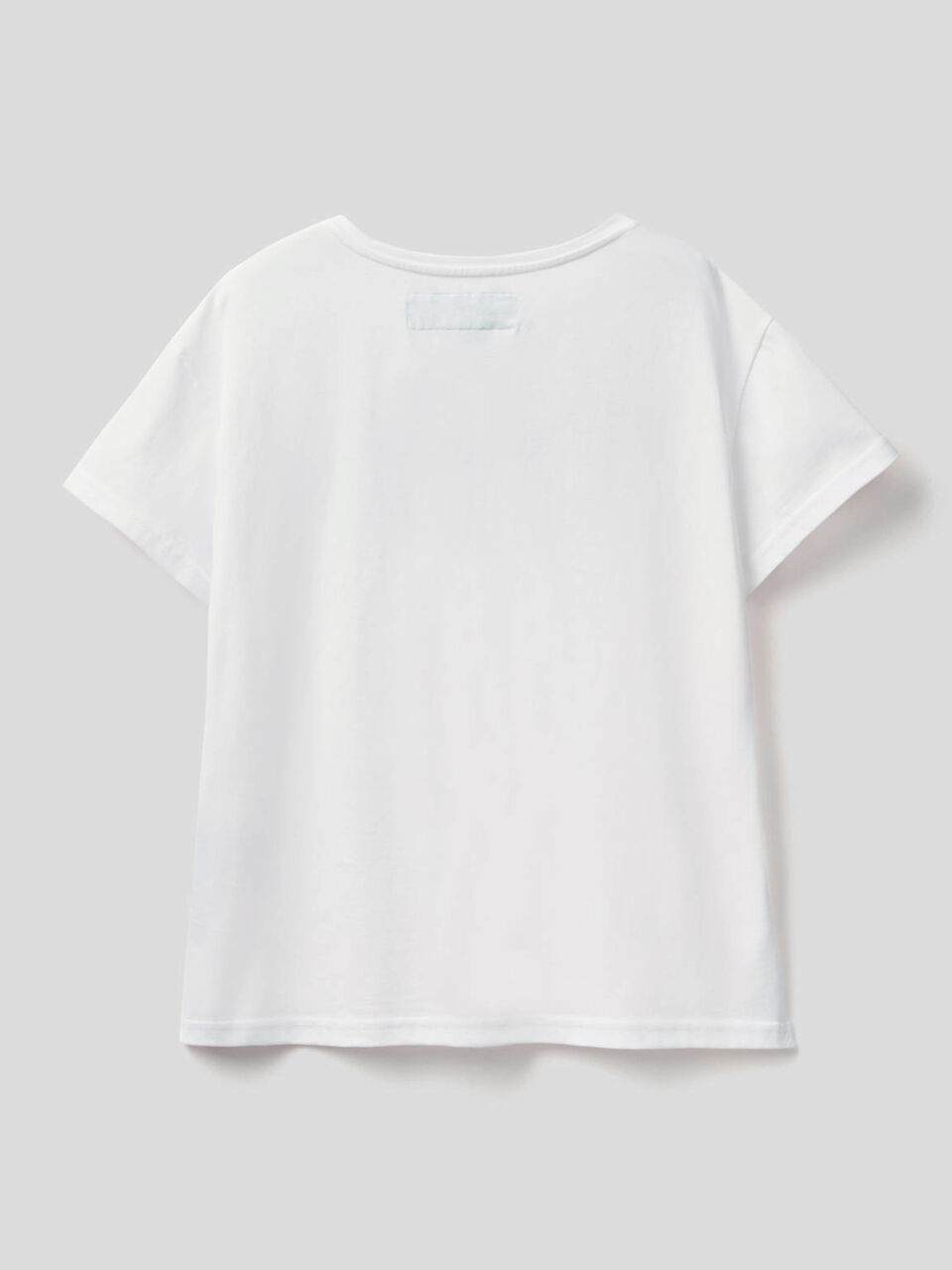 T-shirt 100% cotone bio con stampa logo image number 2