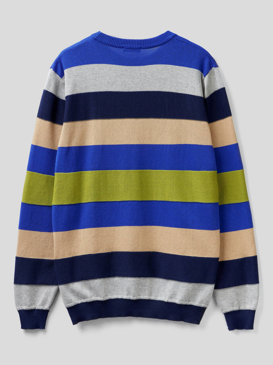 Maglia a righe in 100% cotone mano calda image number 2