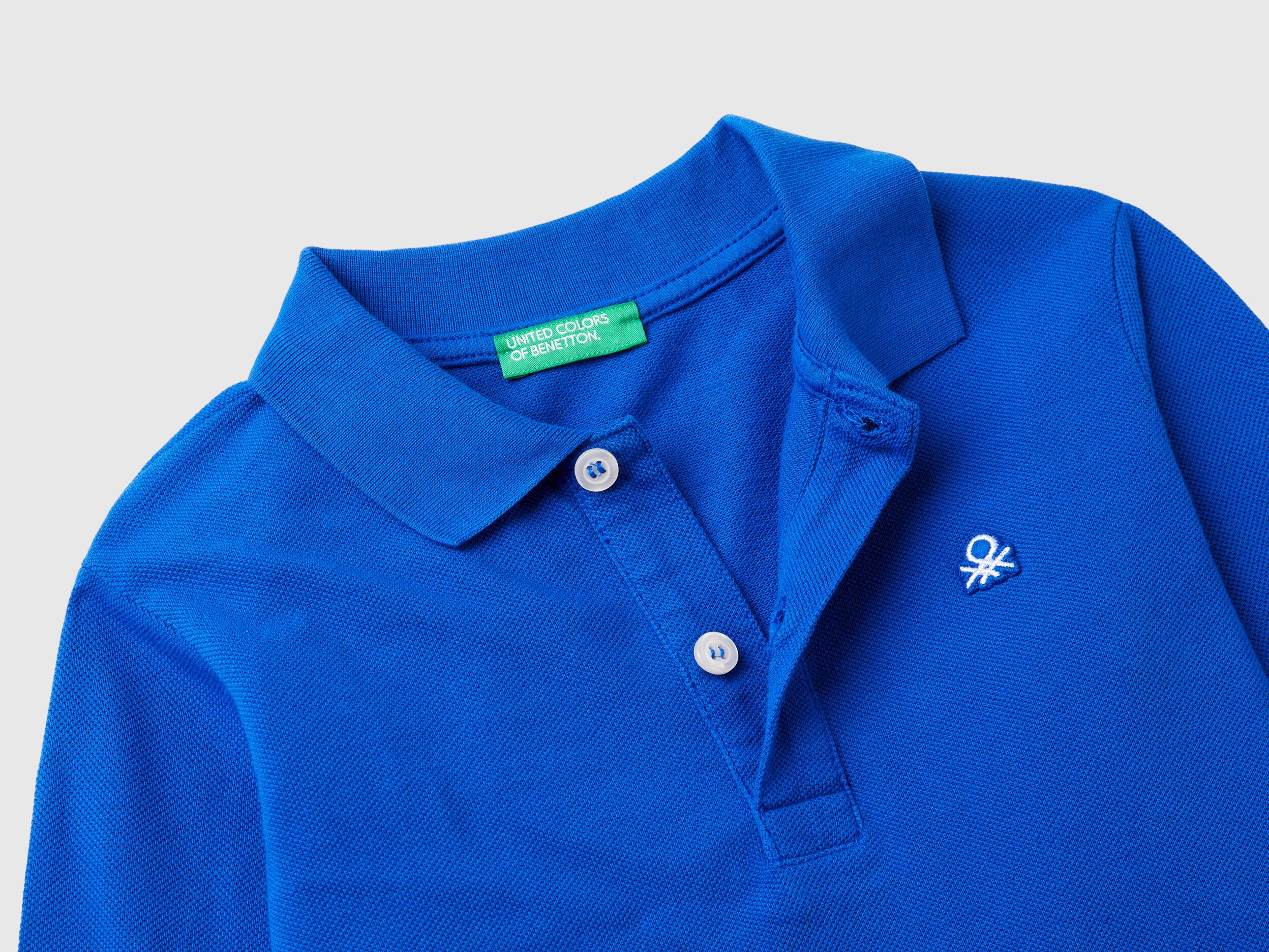 Benetton polo manica lunga online