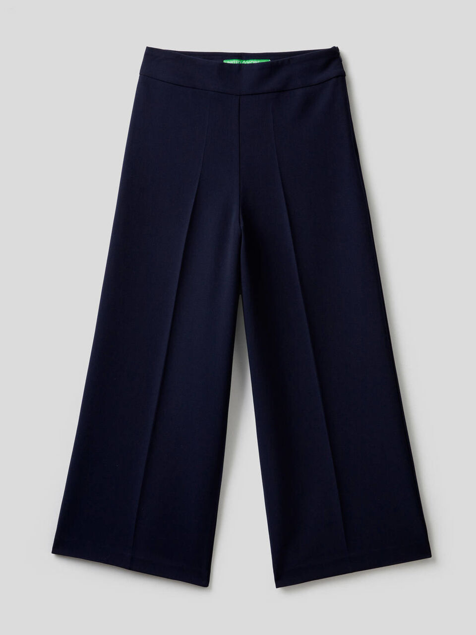 Pantaloni cropped a gamba ampia image number 1