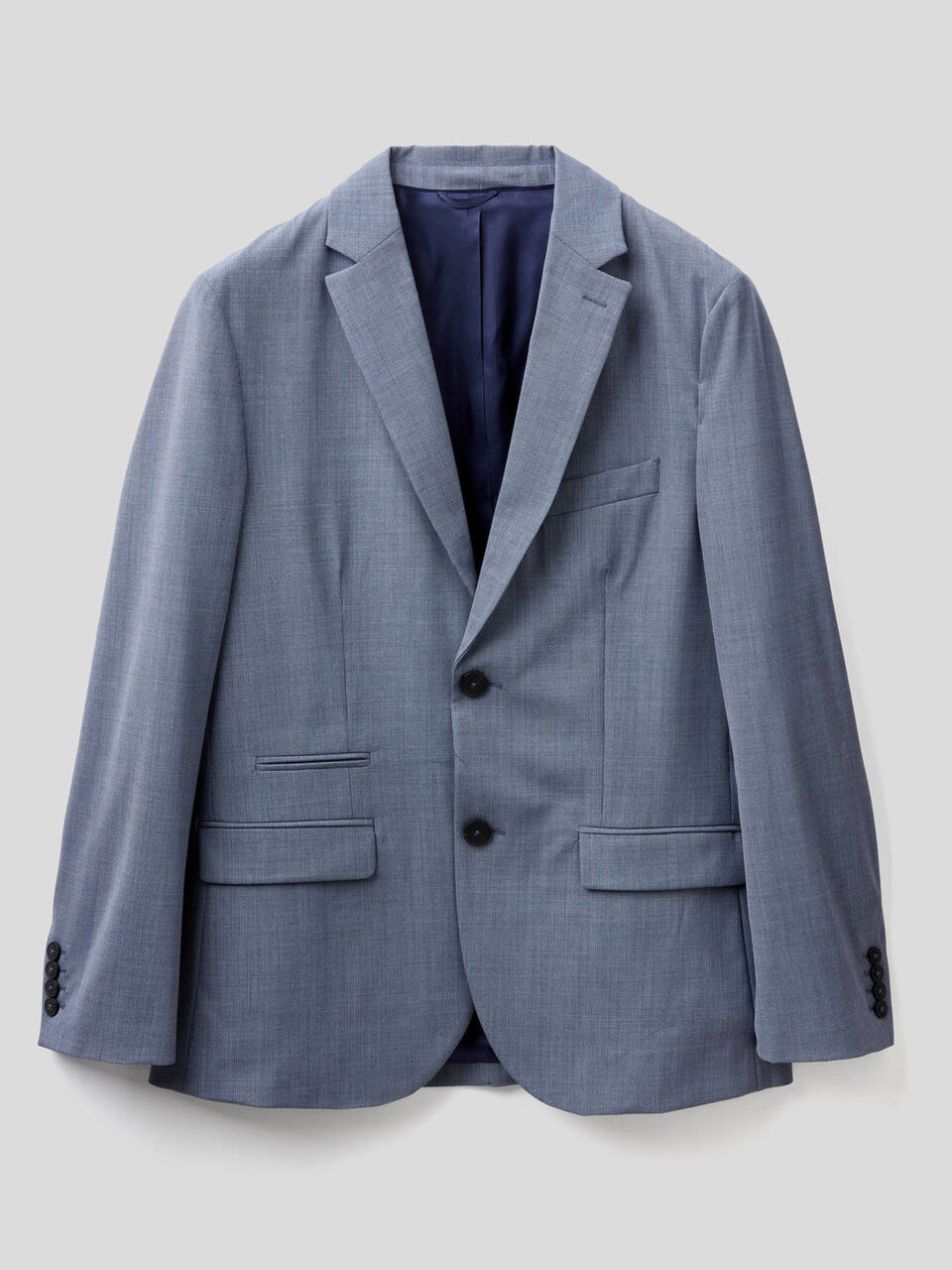 Blazer in fresco di lana stretch image number 1