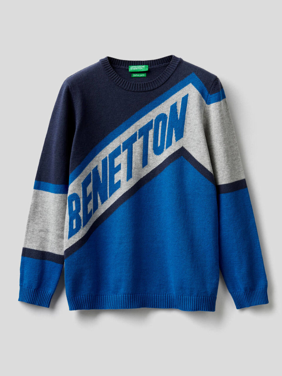 Maglia con logo ad intarsio image number 1