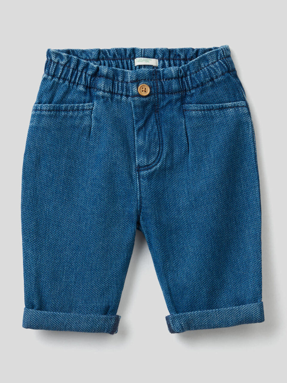 Pantaloni in denim di cotone image number 1