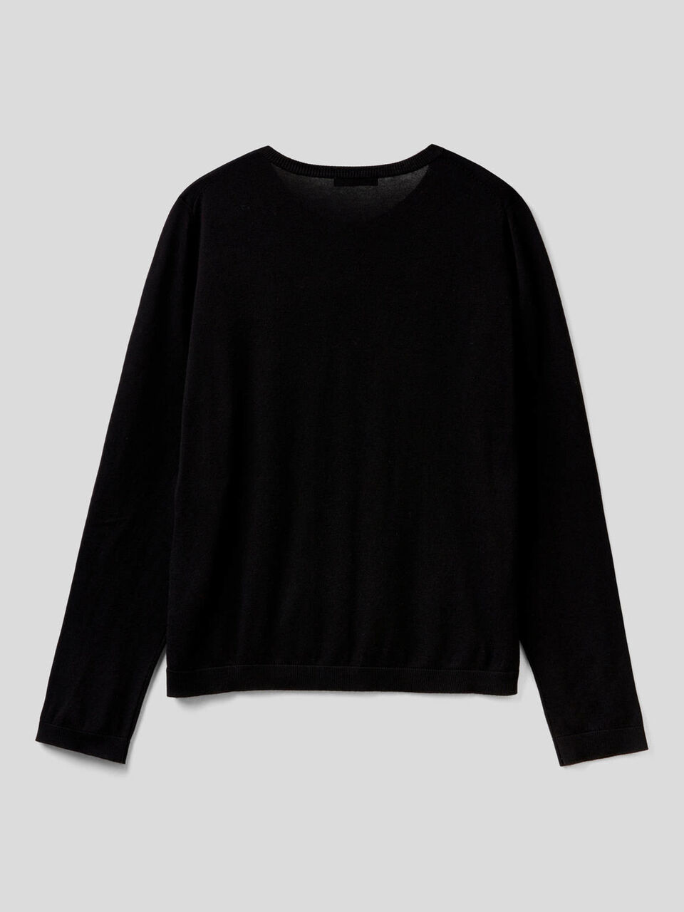 Cardigan girocollo in misto cotone image number 2
