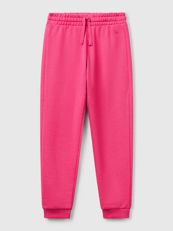 Pantaloni in felpa con logo Bambina