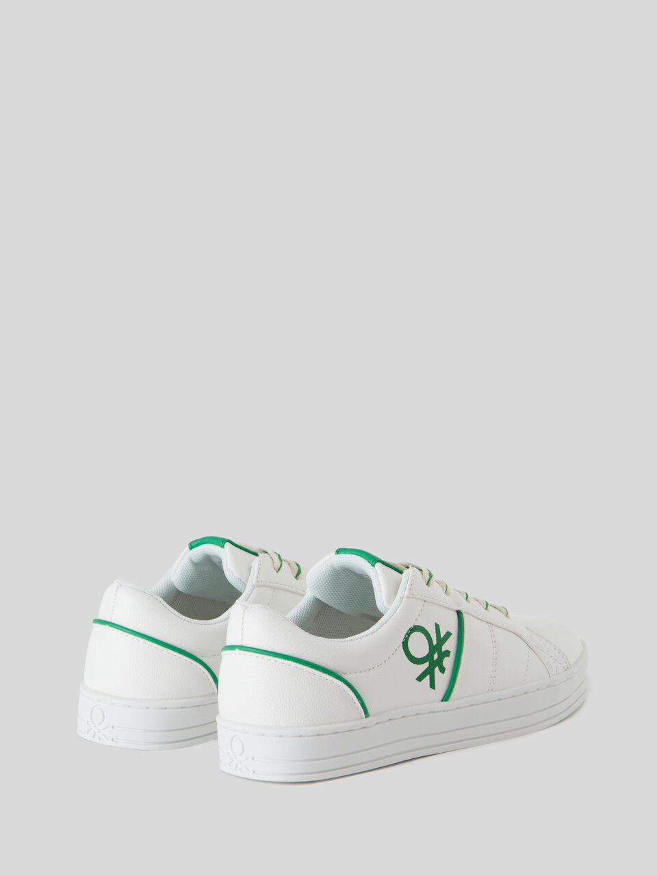 Sneakers con lacci e logo image number 2