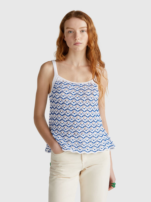 Canotta crochet Donna