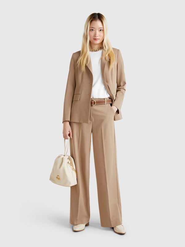 Pantaloni ampi fluidi Donna