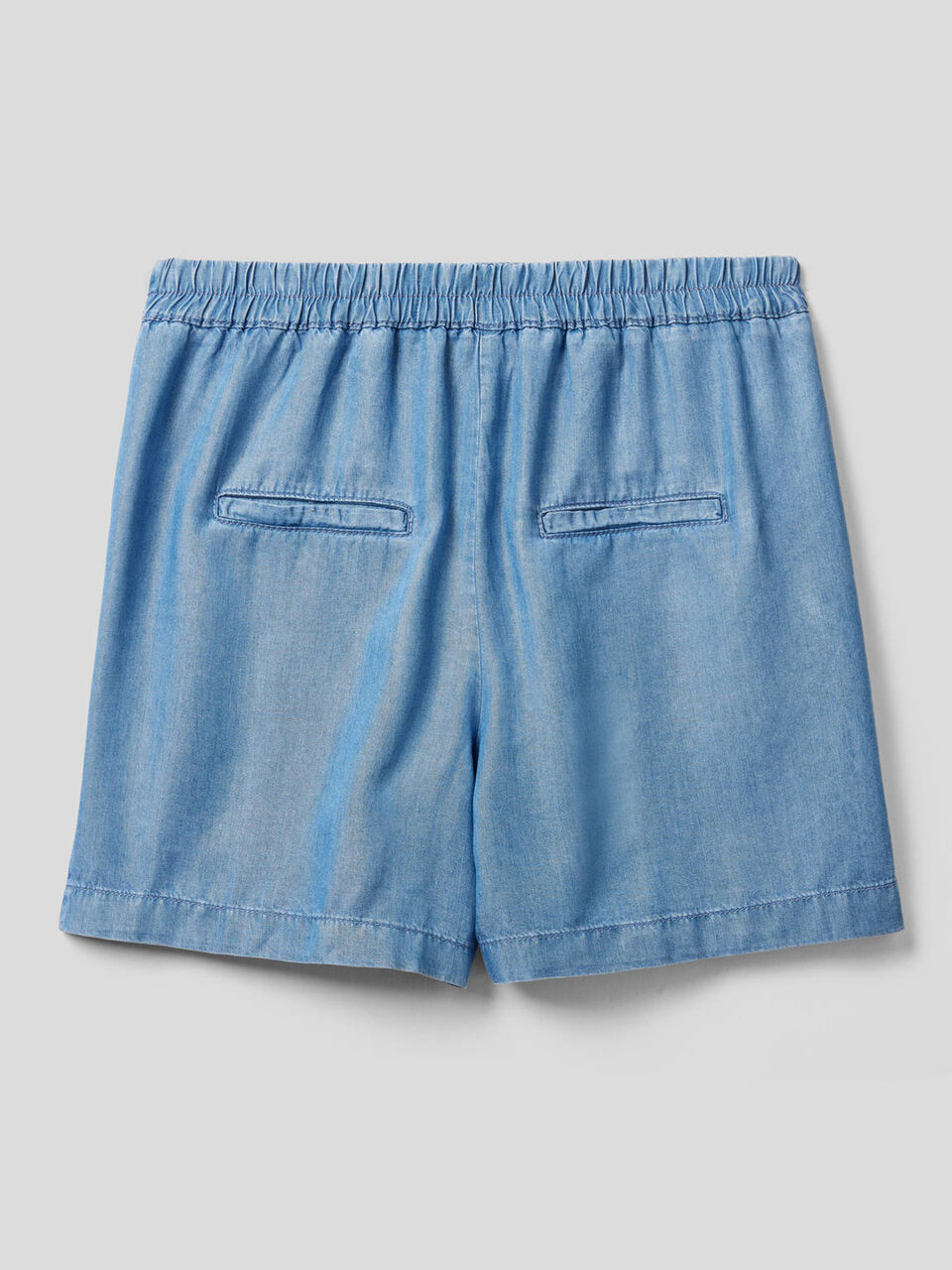 Shorts fluidi effetto jeans image number 2