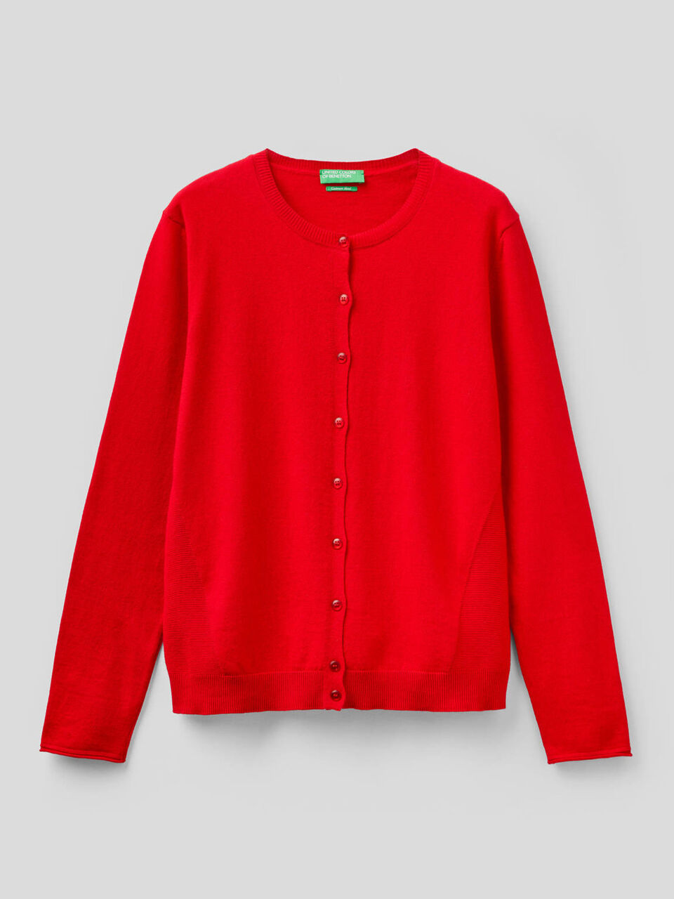 Cardigan in misto cashmere image number 1