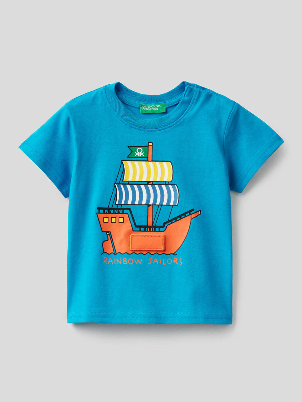 T-shirt in cotone con stampa image number 1