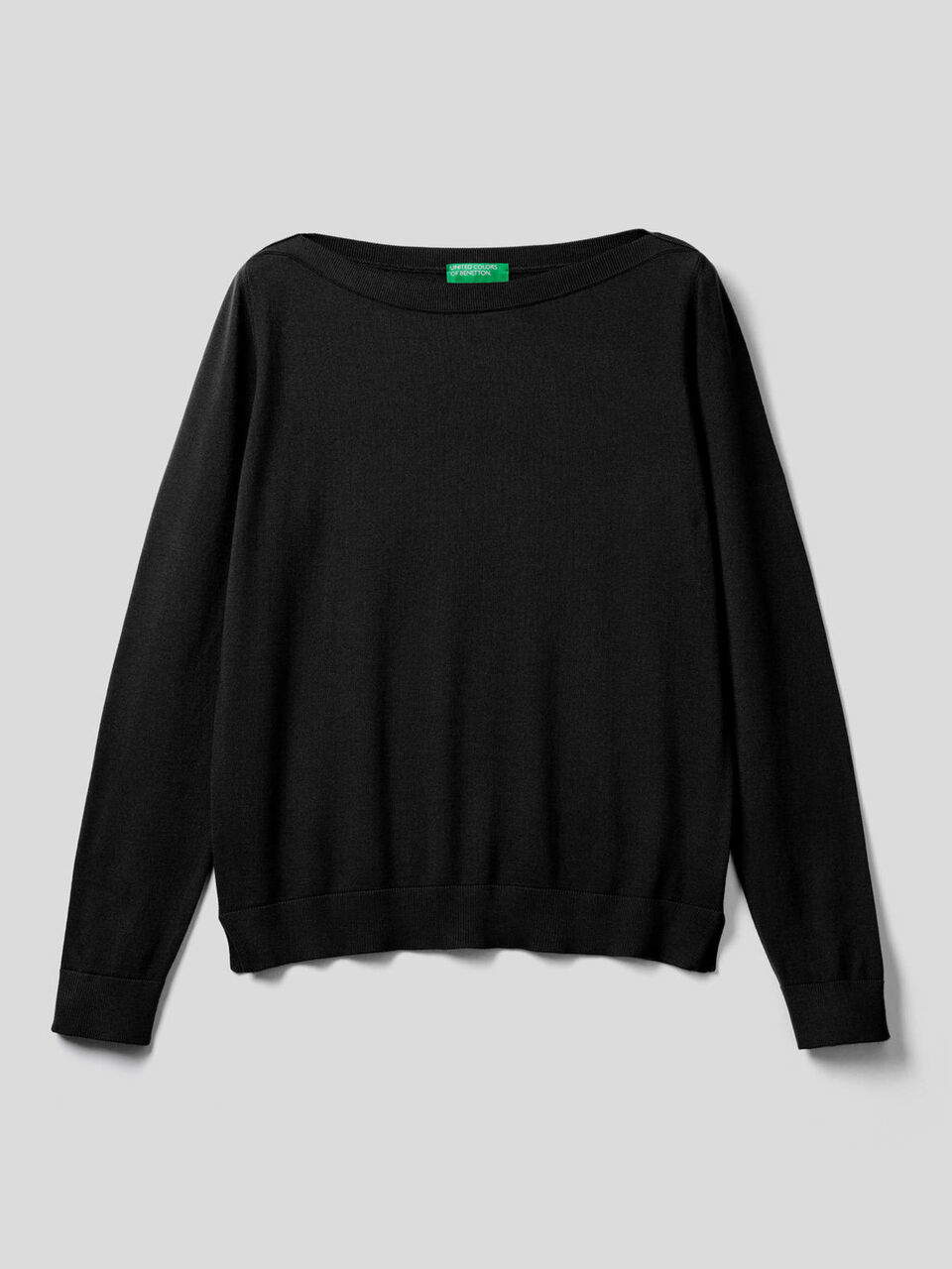 Maglia con scollo a barchetta image number 1