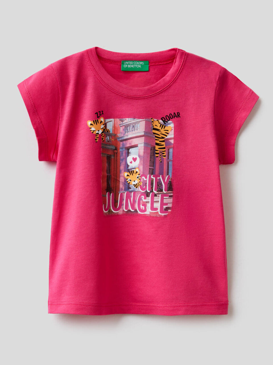 T-shirt in cotone biologico con stampa image number 1