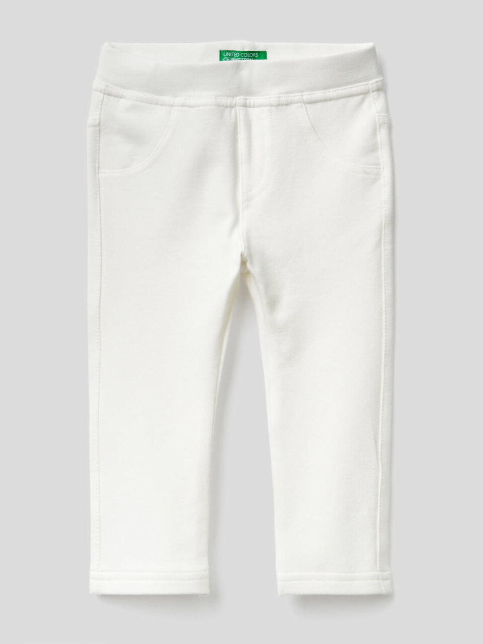 Jeggings in felpa stretch image number 1