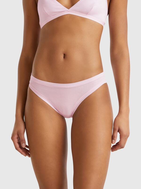 Slip a vita bassa in cotone super stretch Donna