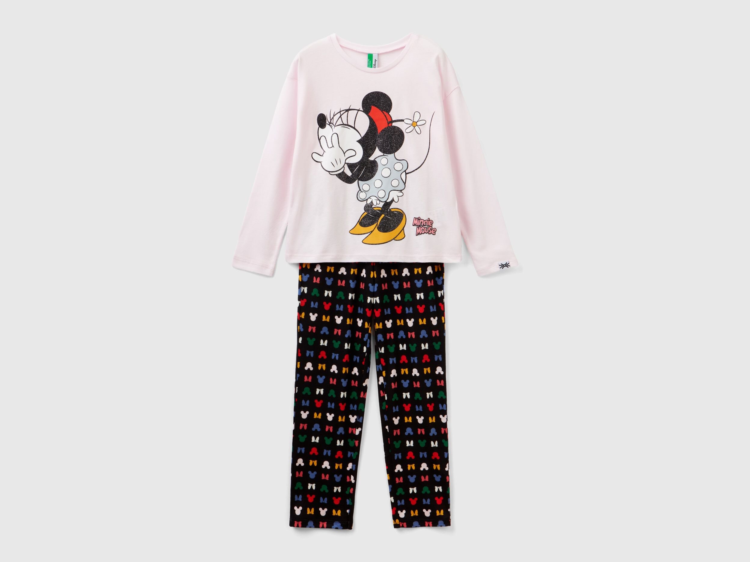 Pigiama Minnie con glitter Multi color Bambina Benetton