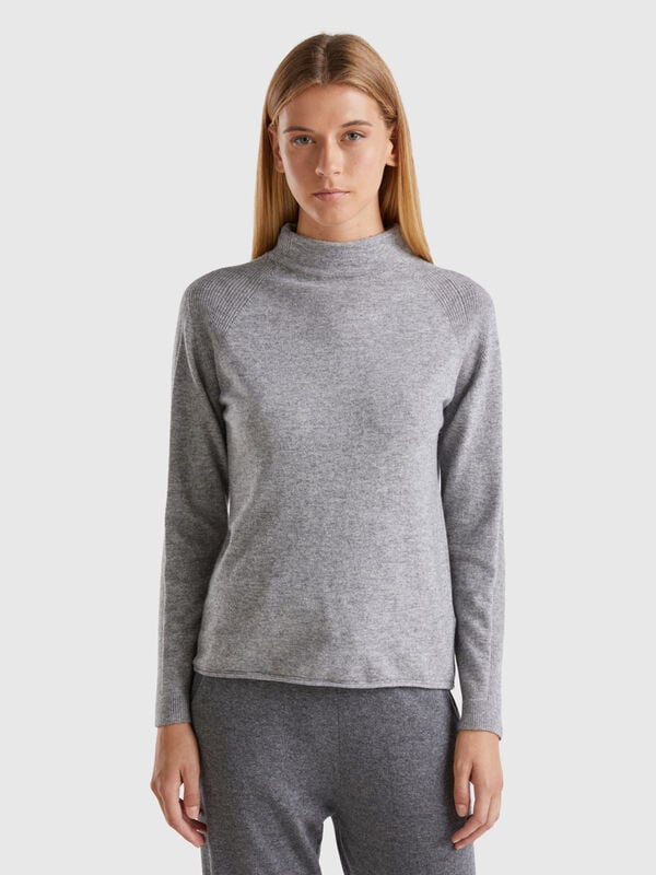 Maglione in misto cashmere Donna