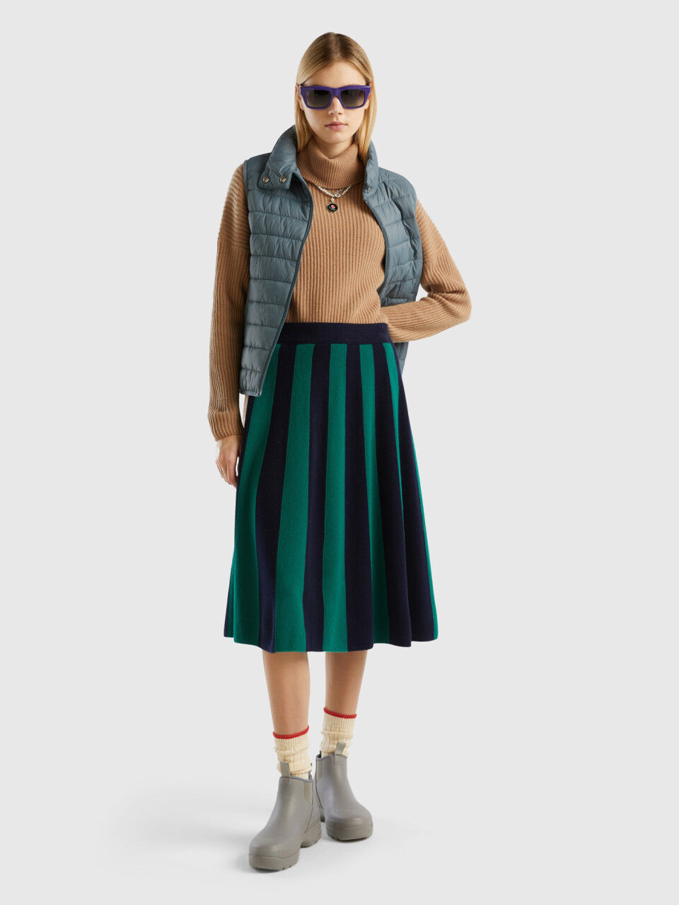 Benetton gonne top lunghe