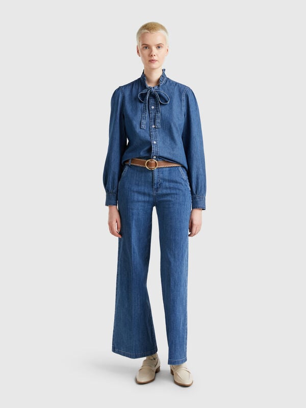 Jeans wide fit Donna