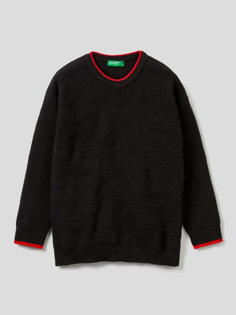 Maglia lavorata in 100% cotone image number 1