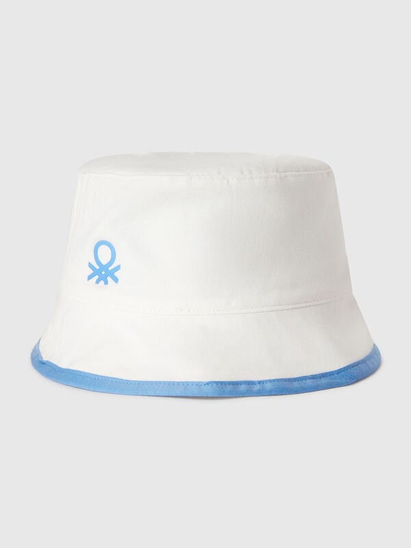 Cappello reversibile con stampa mare Bambino