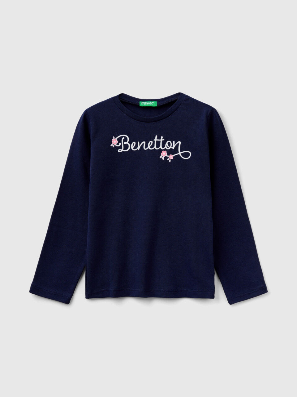 T shirt Manica Lunga Bimba Collezione 2023 Benetton