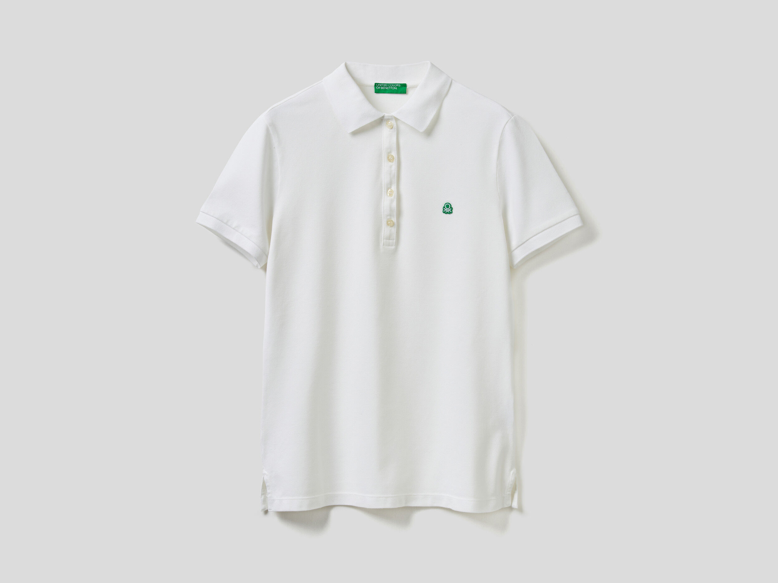 United Colors of Benetton Donna Abbigliamento Top e t-shirt T-shirt Polo Polo In Cotone Stretch 