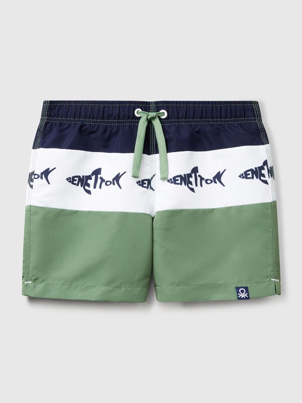 Boxer mare con stampa squali Bambino