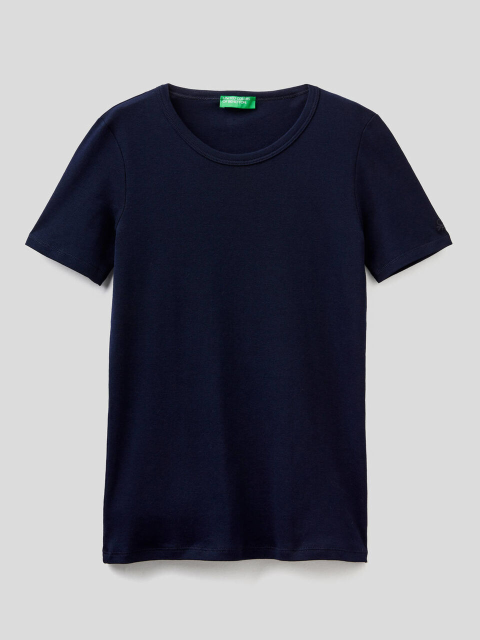 T-shirt in cotone a fibra lunga image number 1