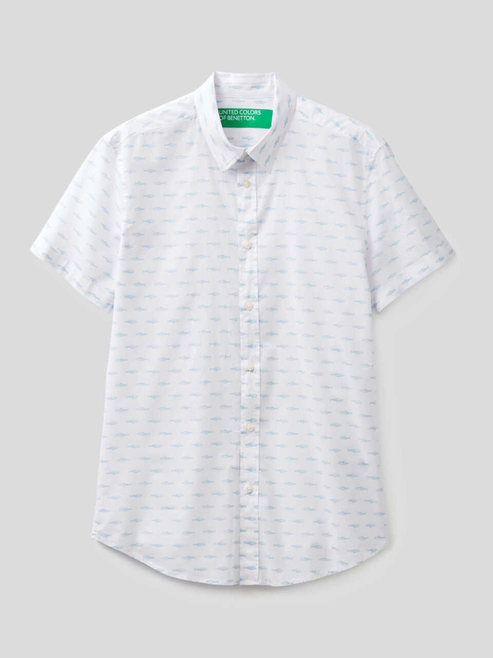 Camicia manica corta slim fit image number 1