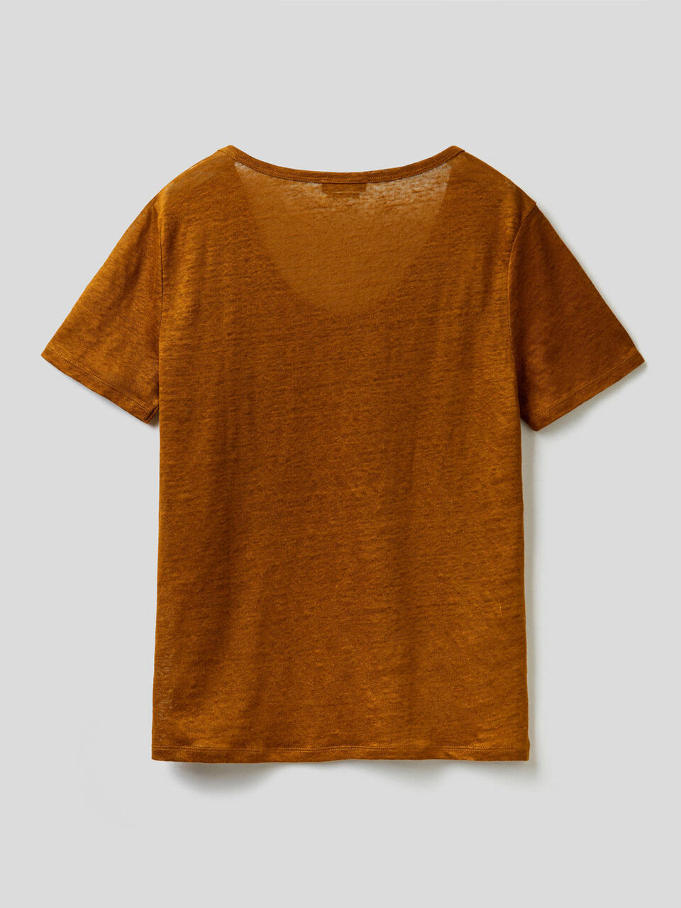 T-shirt girocollo in puro lino image number 2