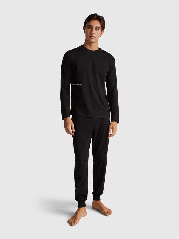 Pantaloni con elastico logato Uomo