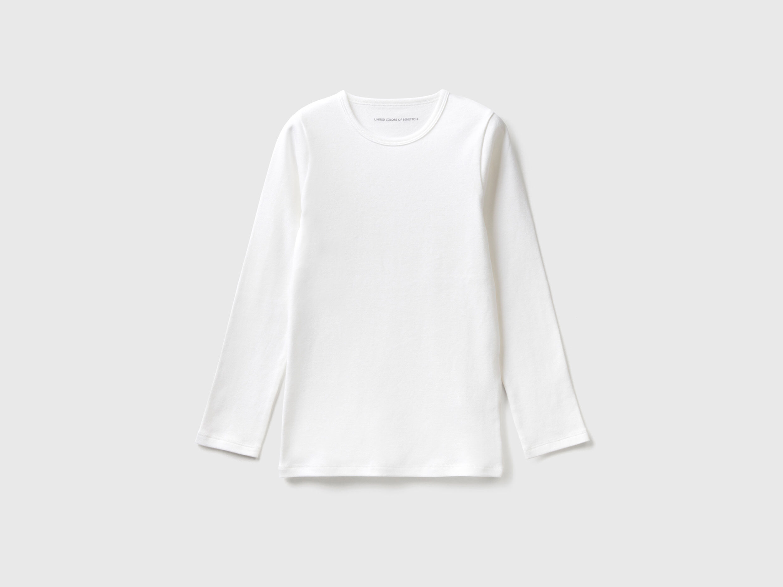 Benetton maglie cotone manica lunga shop