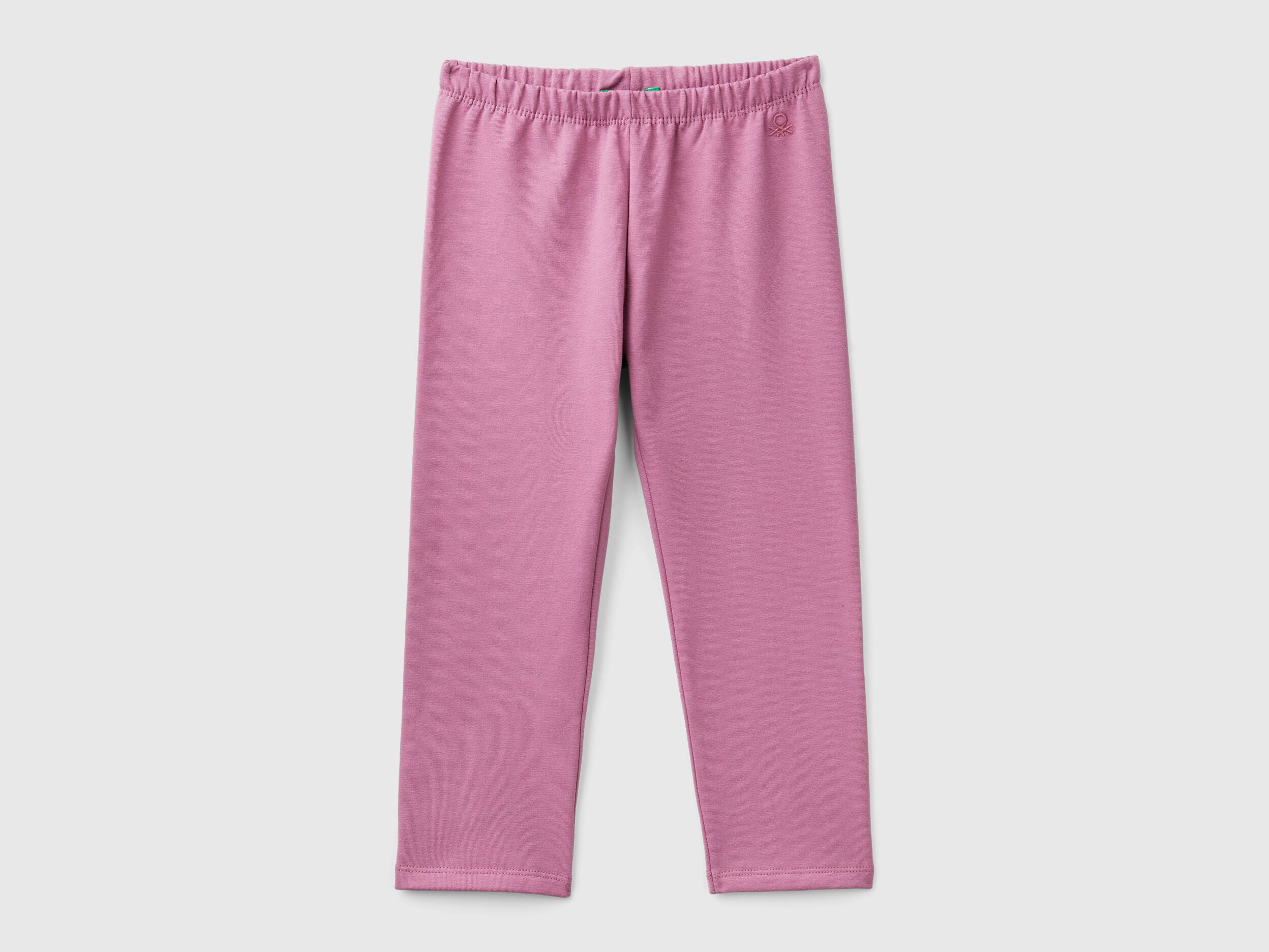Leggings Bimba In Cotone Elasticizzato