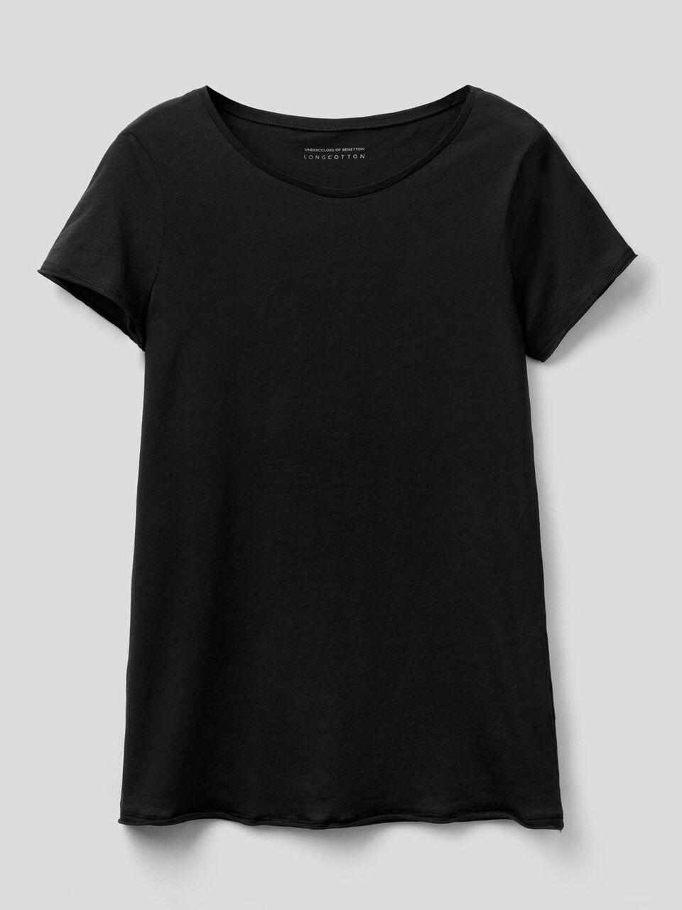 T-shirt in cotone a fibra lunga image number 1