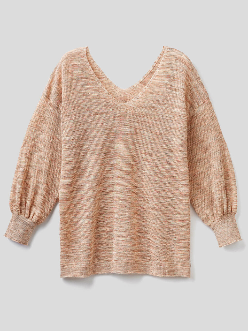 Maglia con scollo a V davanti e dietro image number 1