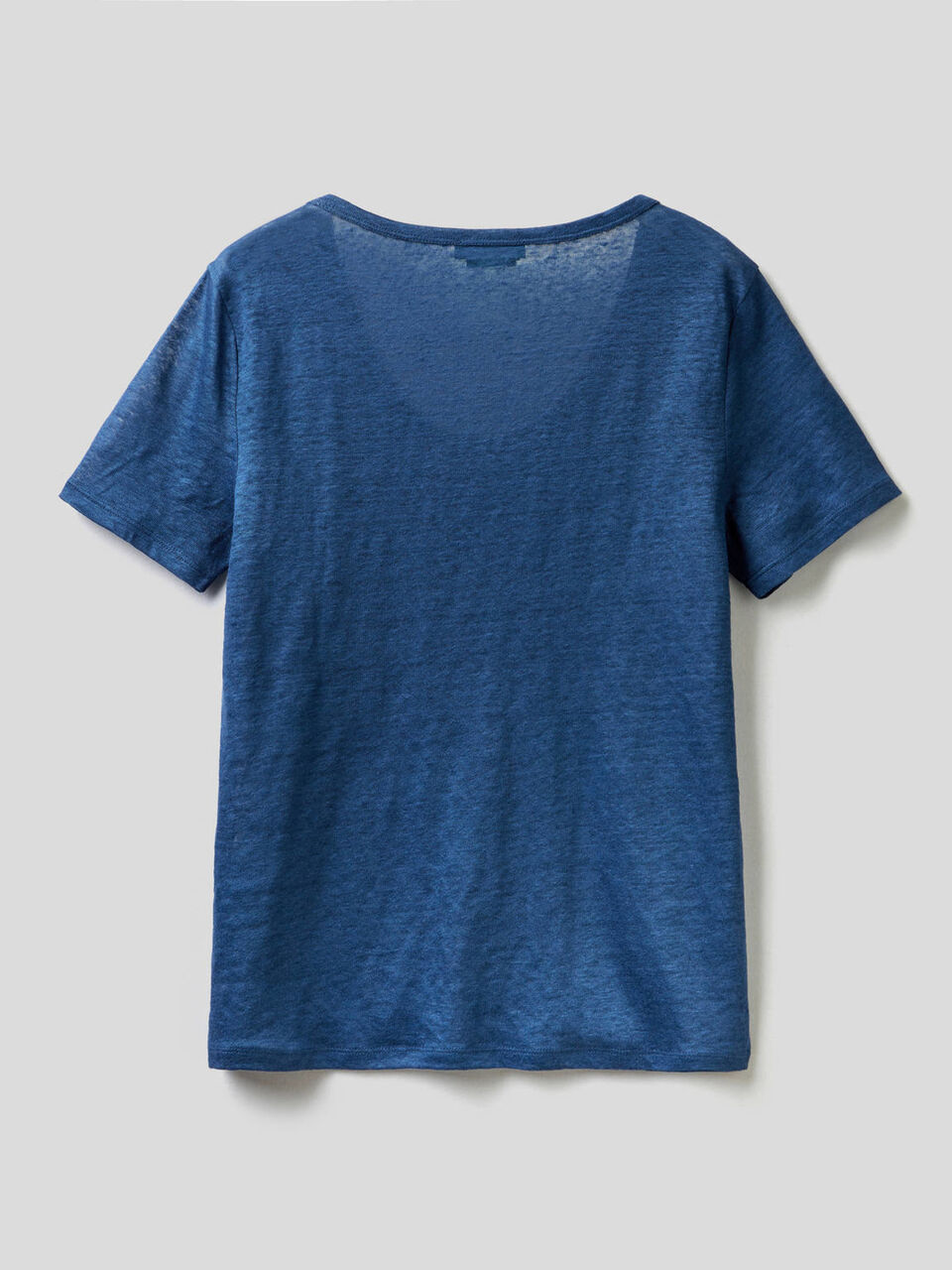 T-shirt girocollo in puro lino image number 2