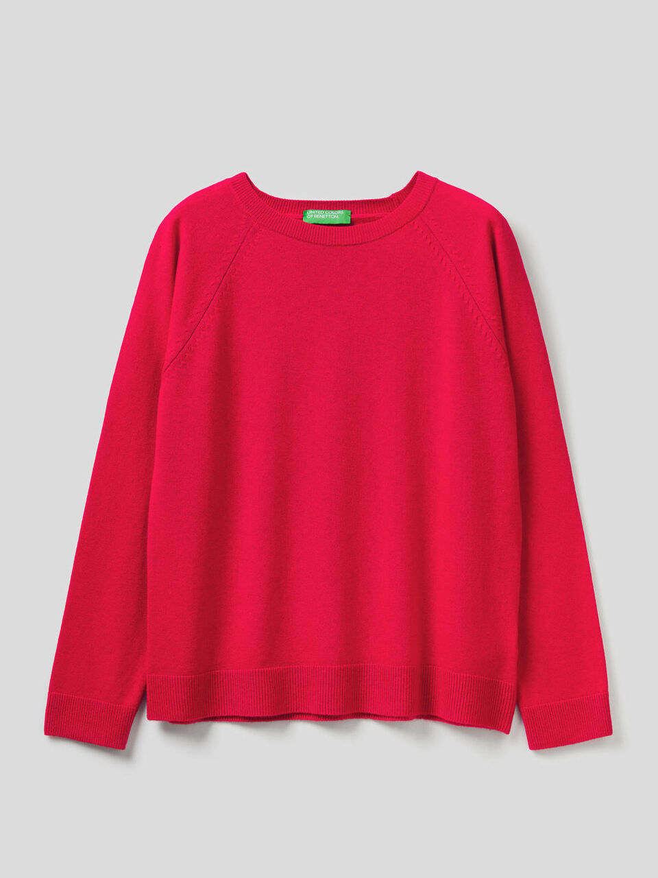 Maglia girocollo in misto lana e cashmere image number 1