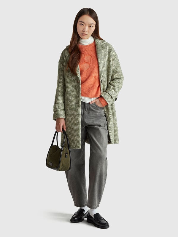Cappotto in misto lana Donna