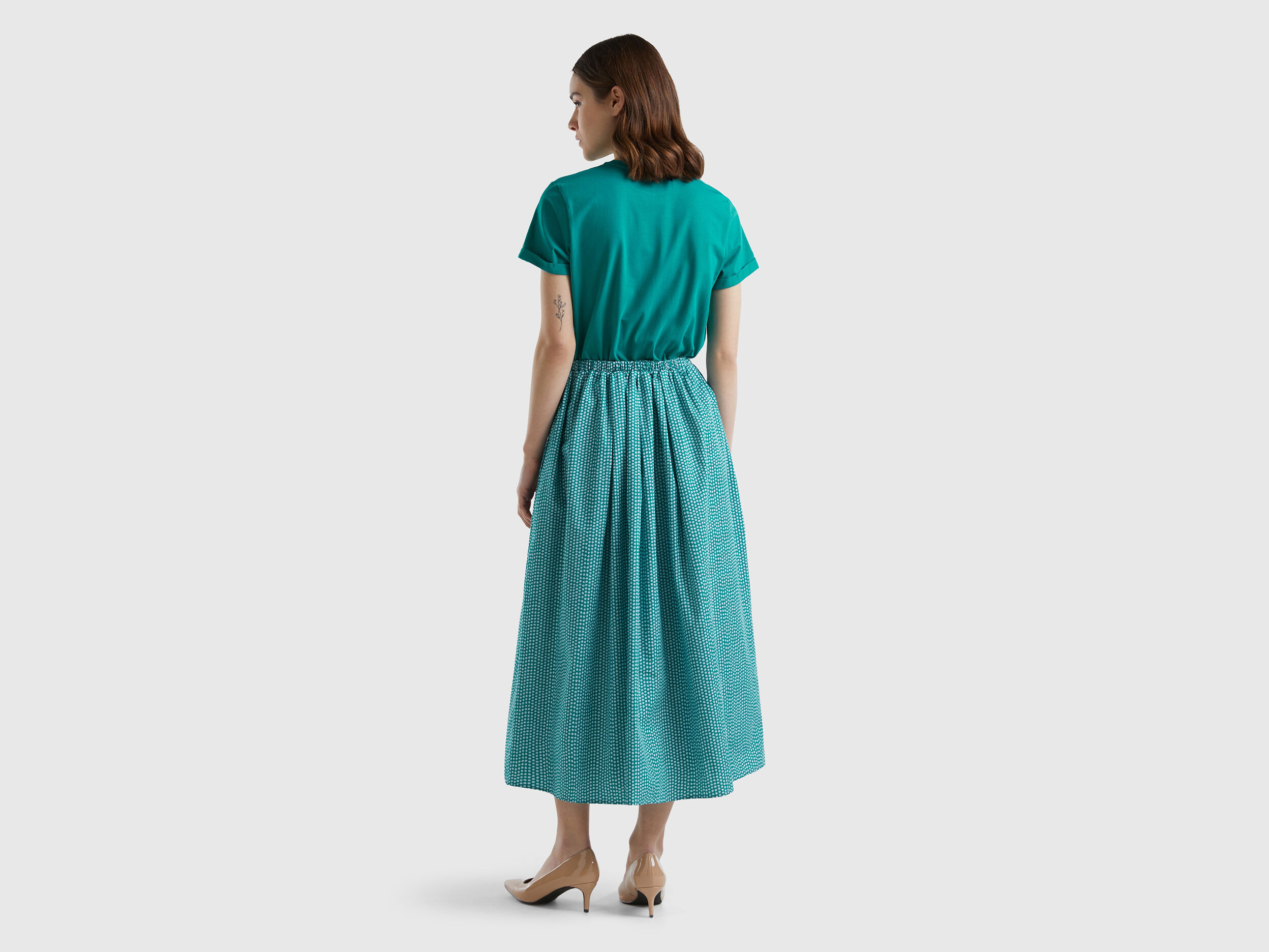 Benetton cheap vestito lungo