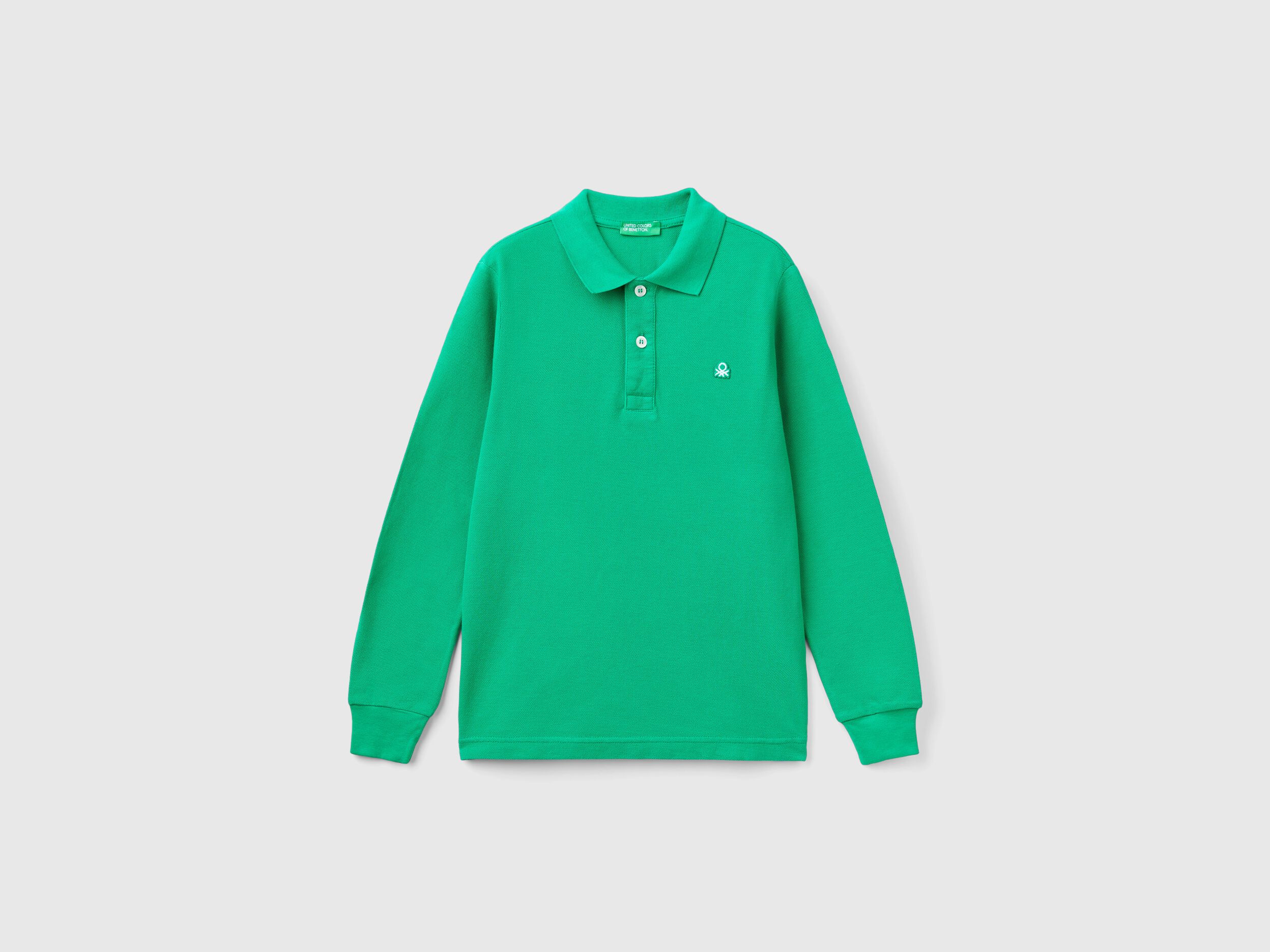 Polo manica lunga benetton new arrivals