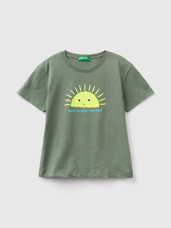 T-shirt con dettagli fluo Bambino