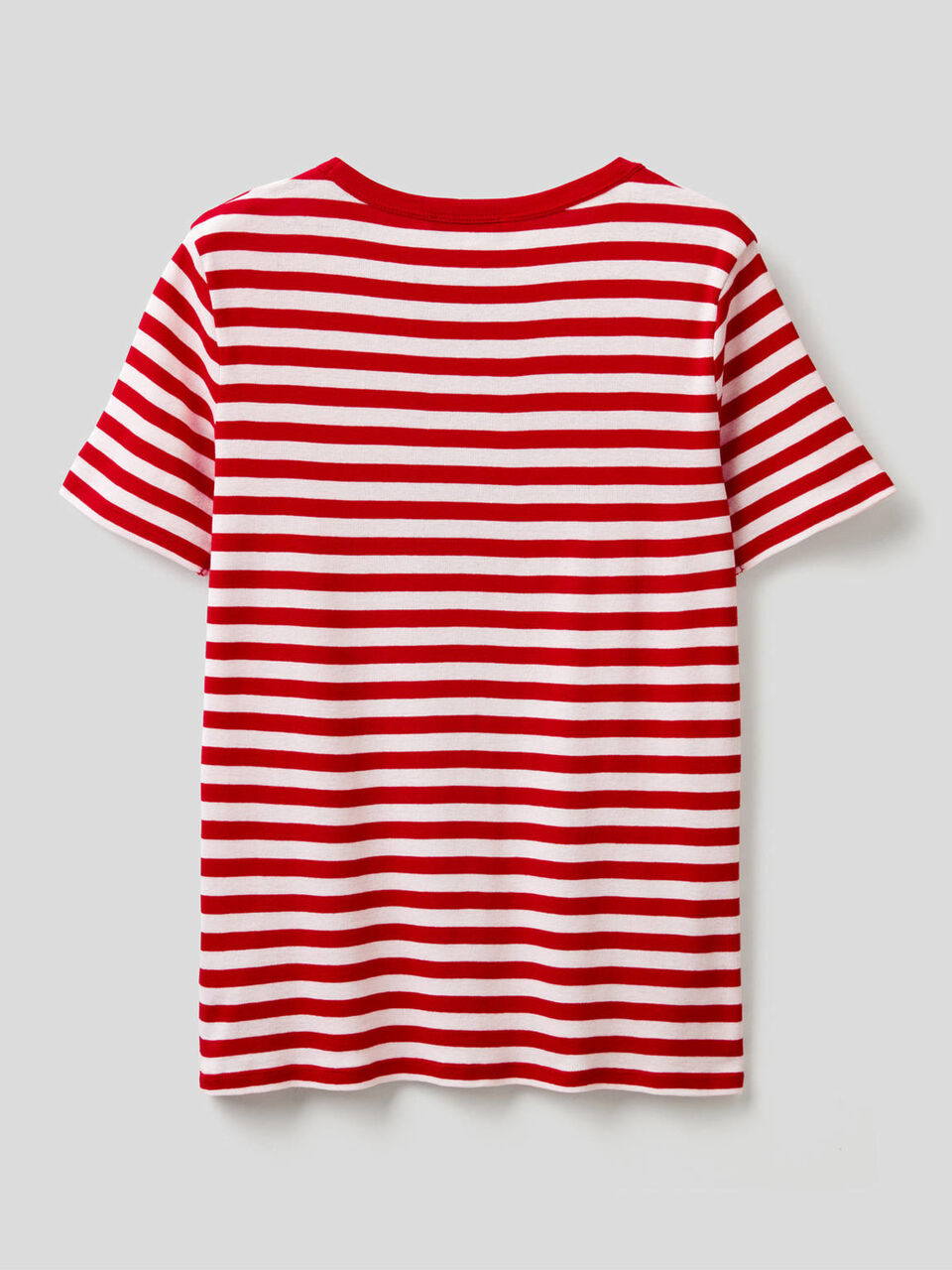 T-shirt girocollo a righe image number 2