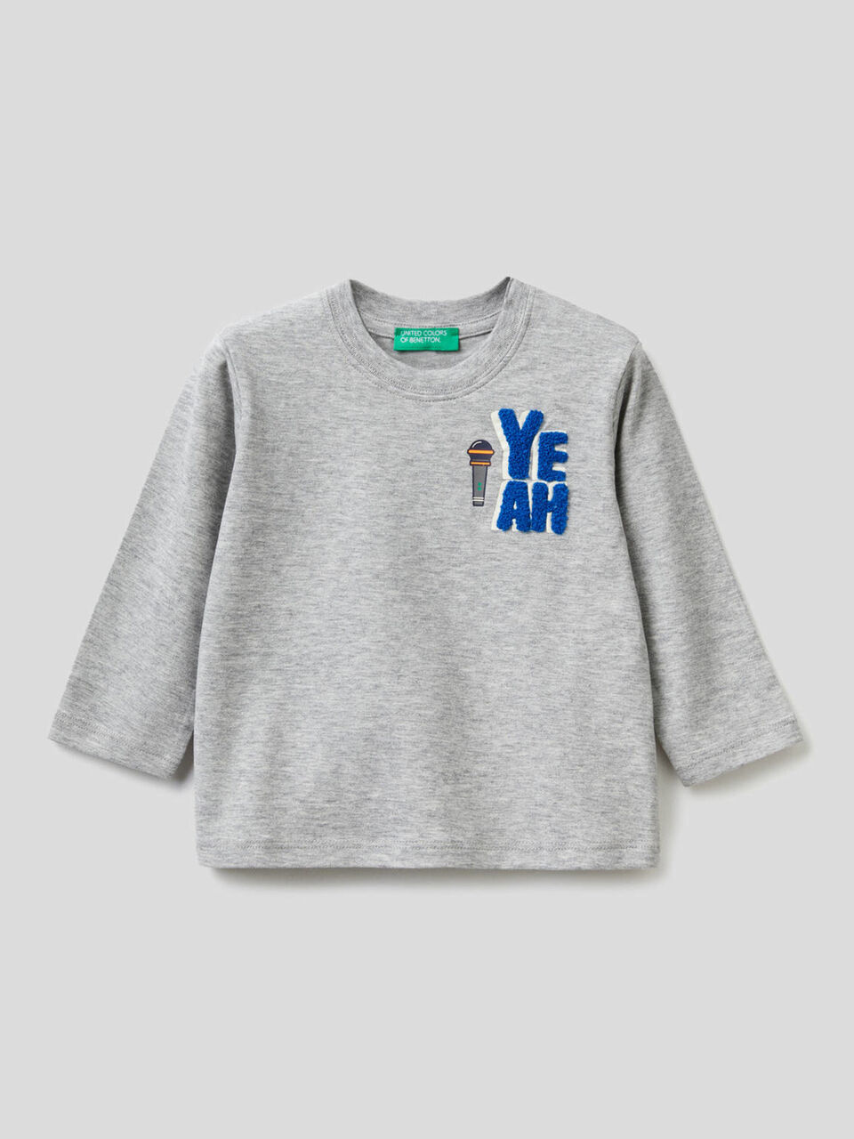 T-shirt stampata in cotone biologico image number 1